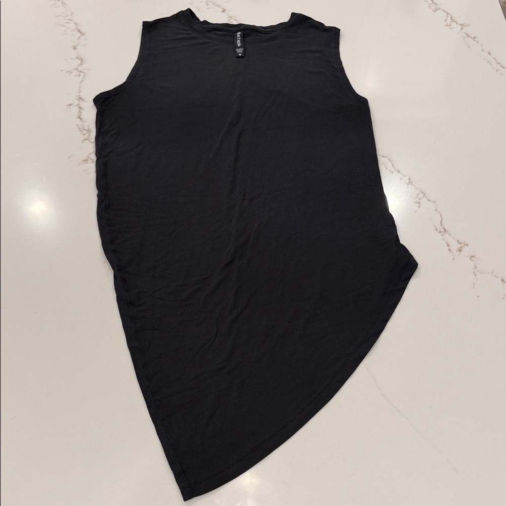 Athleta Black Asymmetric Workout Tank Top Size M